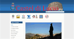 Desktop Screenshot of casteldilucio.eu